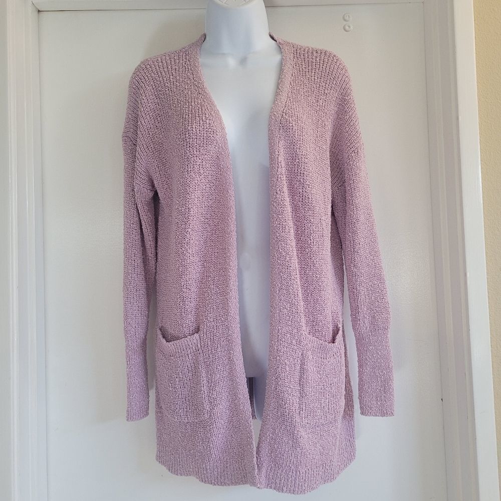 Rachel Zoe lavender cardigan  - Picture 2 of 7